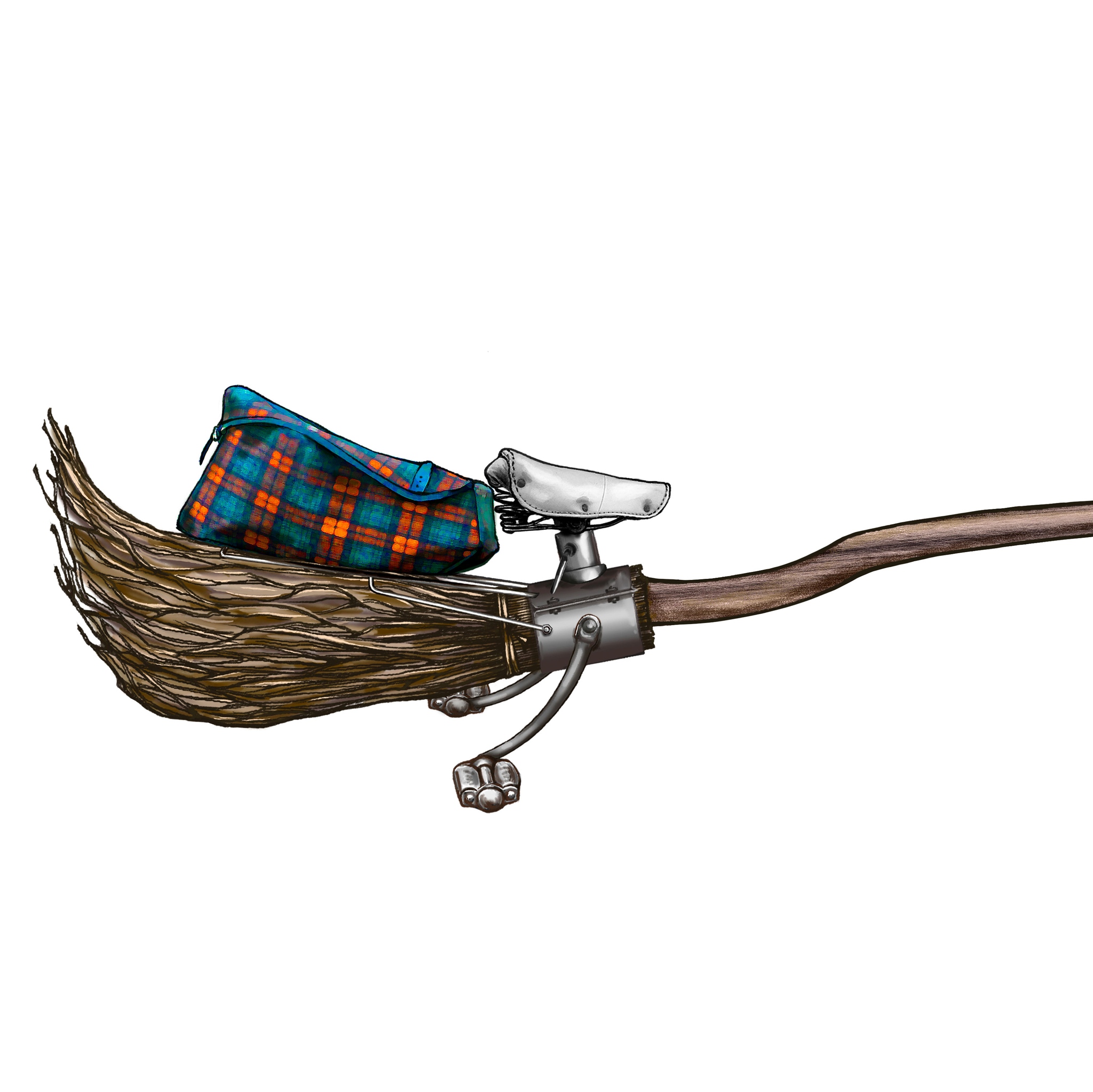 Arthur Weasley's broom is inspired by his love of Muggle