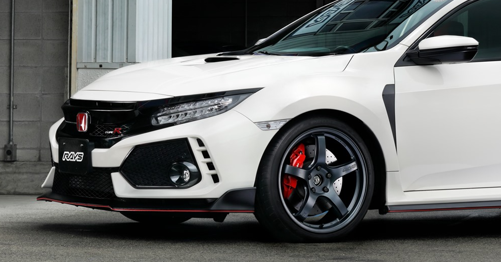 Honda Civic Type R with Rays GramLights 57CR wheels