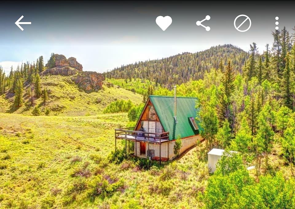 Mountain hideaway: Could this rugged tiny home with a panoramic
