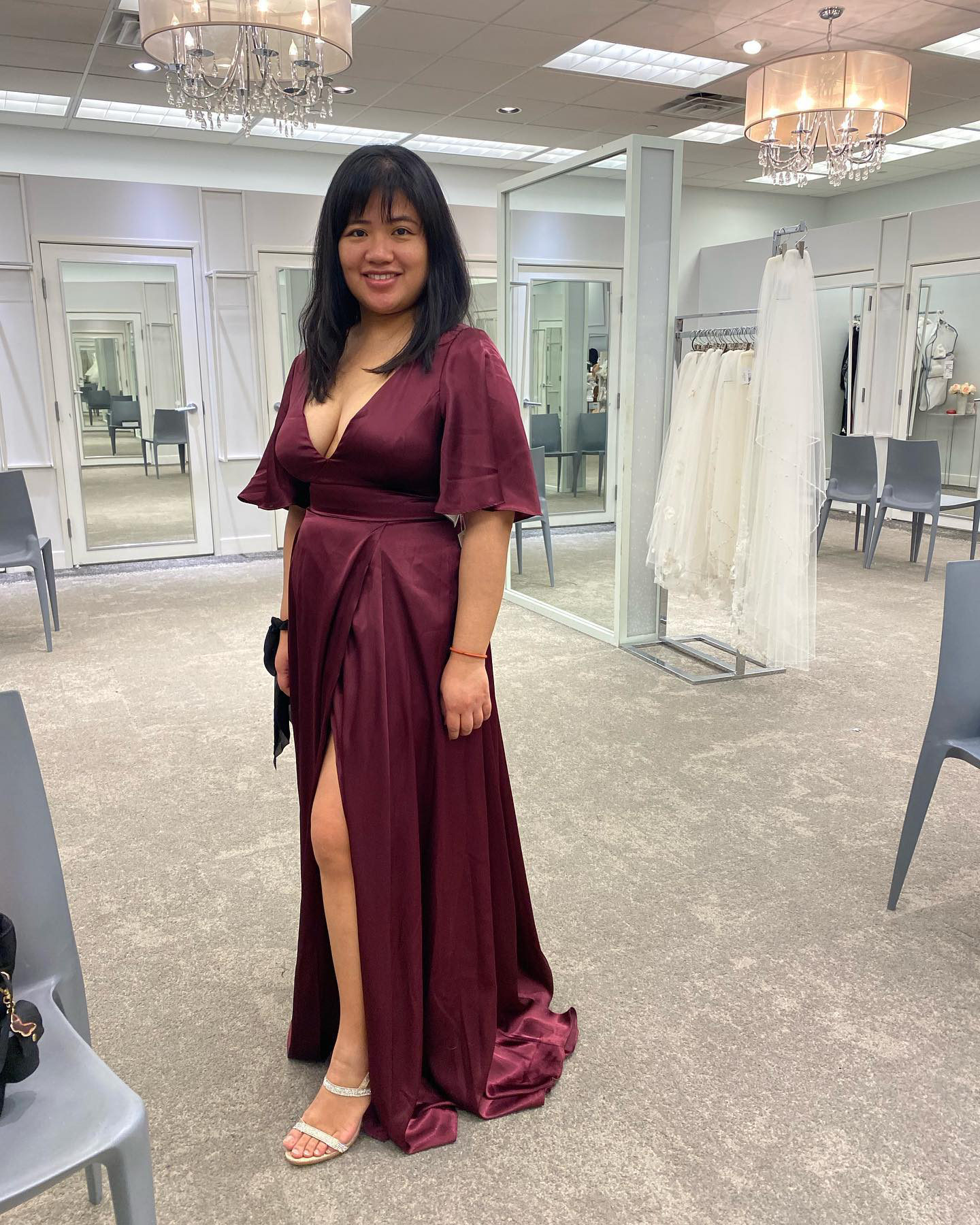 bridesmaid dress shopping tips POV: You're getting ready to go with your girls! Share your best bridesmaid shopping by commenting or sharing this post! 📸: Instagram/itskimtish, davidsbridaluk, vanessamarie19, rachratke, avayvay, simplyliv.co bridal dress shopping outfit Celia Cruz Art - _okendo:syndication_key:CL136679002 Colour:DARK CHOCOLATE