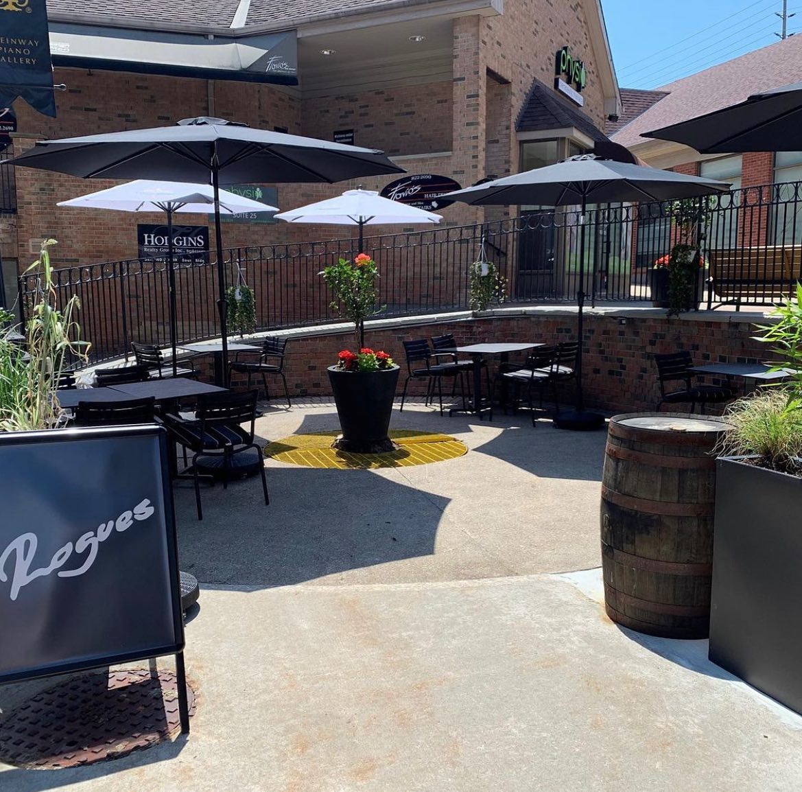 Our patio is back up and running! 🙌🏻... - Rogues Restaurant | Facebook