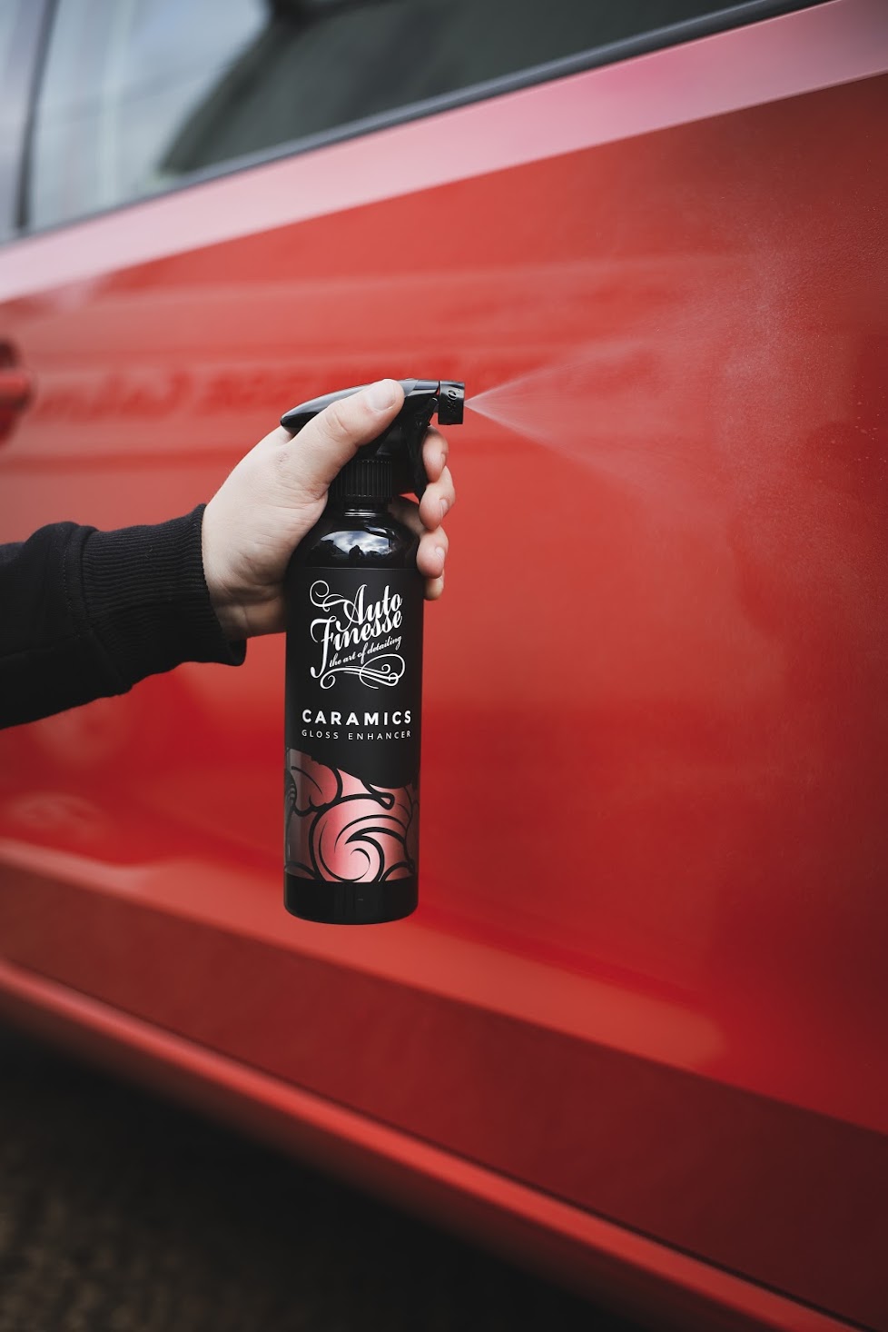 Boost ceramic protection with a spray and a wipe with Caramics