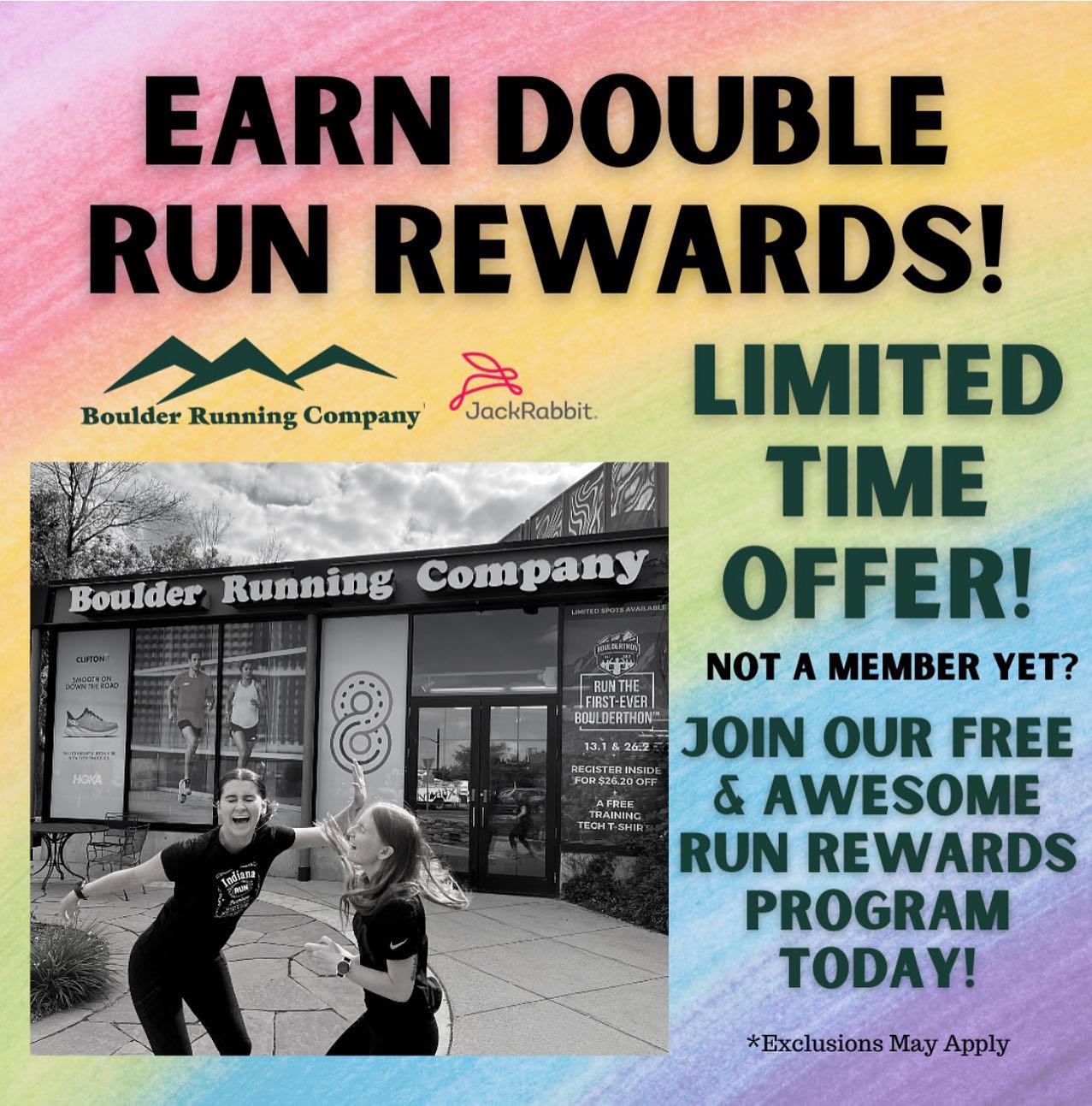 🤯 DOUBLE RUN REWARDS ALL WEEKEND! 🤯... - Fleet Feet Boulder | Facebook