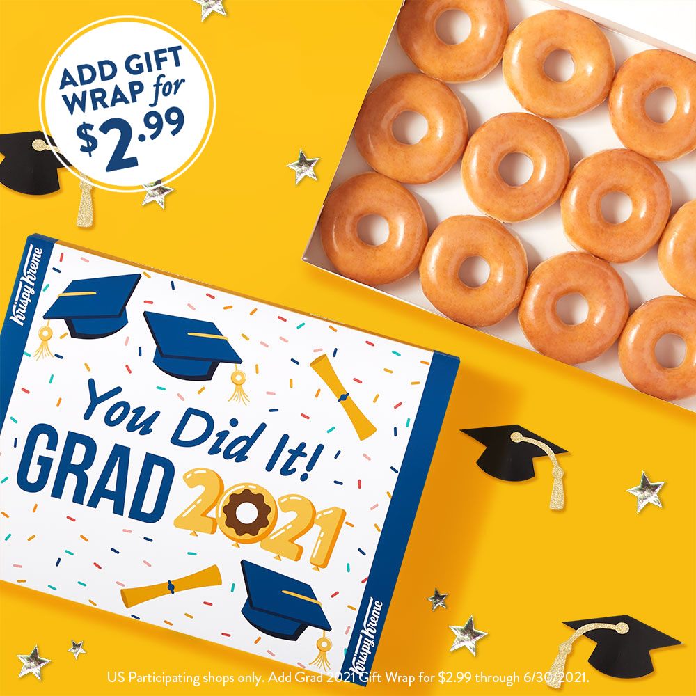 Surprise your grad with something... - Krispy Kreme Doughnuts