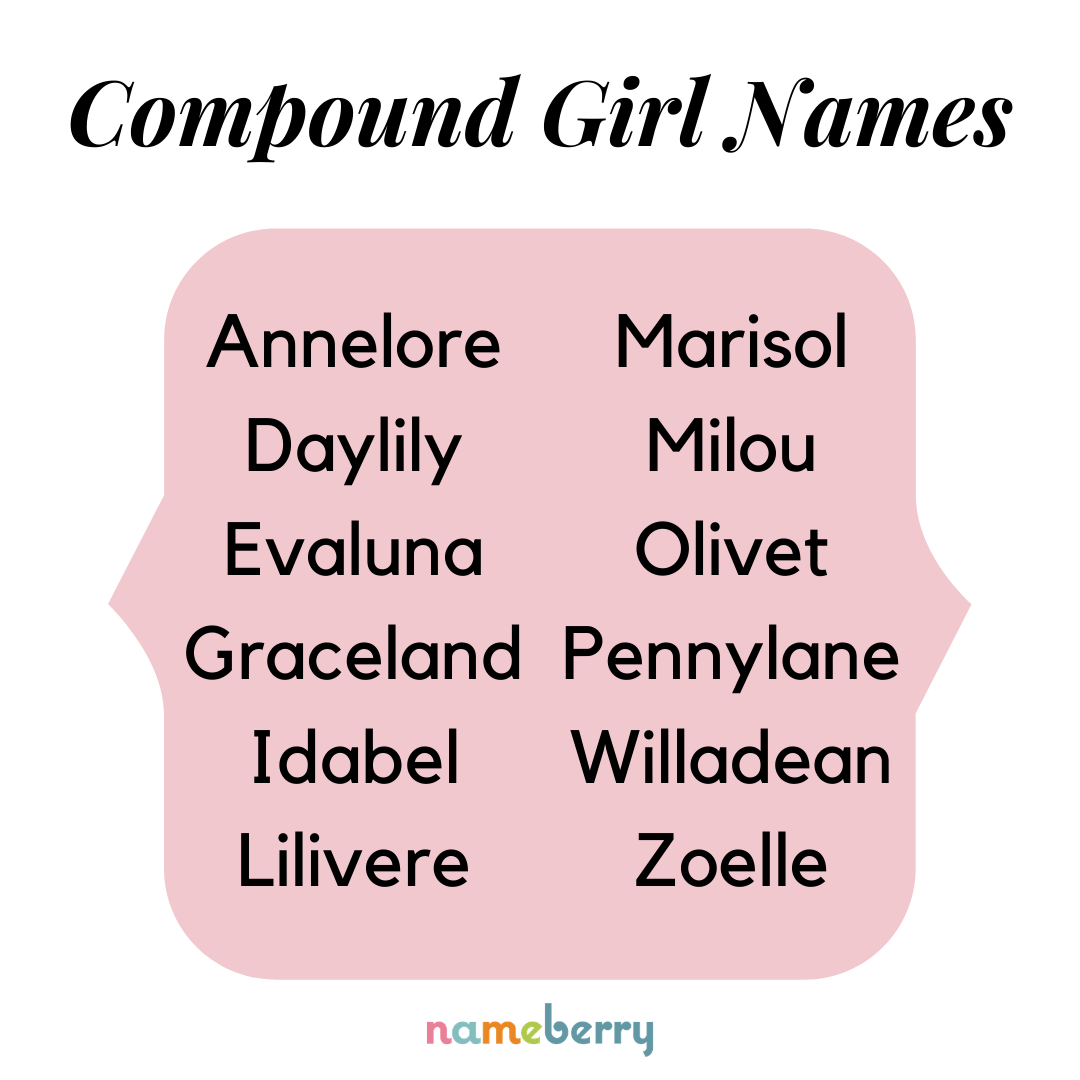 Nameberry - Compound names for girls used to be ruled by Mary and Ann(e ...