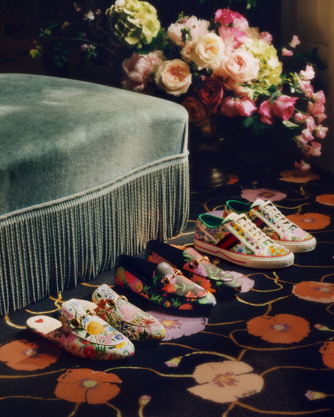 Known as the 'fashion gardener' for his oversized botanical prints