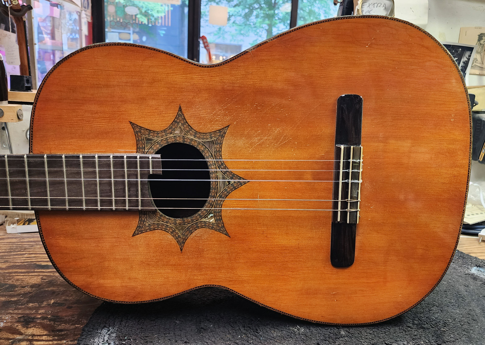 What is the purpose of a large 60s/70s Paracho classical guitar?