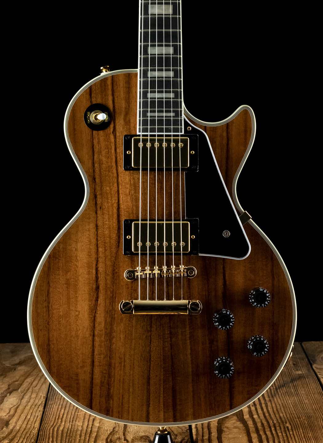 Epiphone Les Paul Custom Pro Koa guitar features