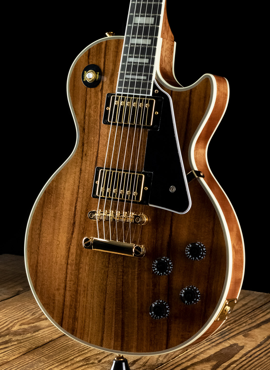 Epiphone Les Paul Custom Pro Koa guitar features