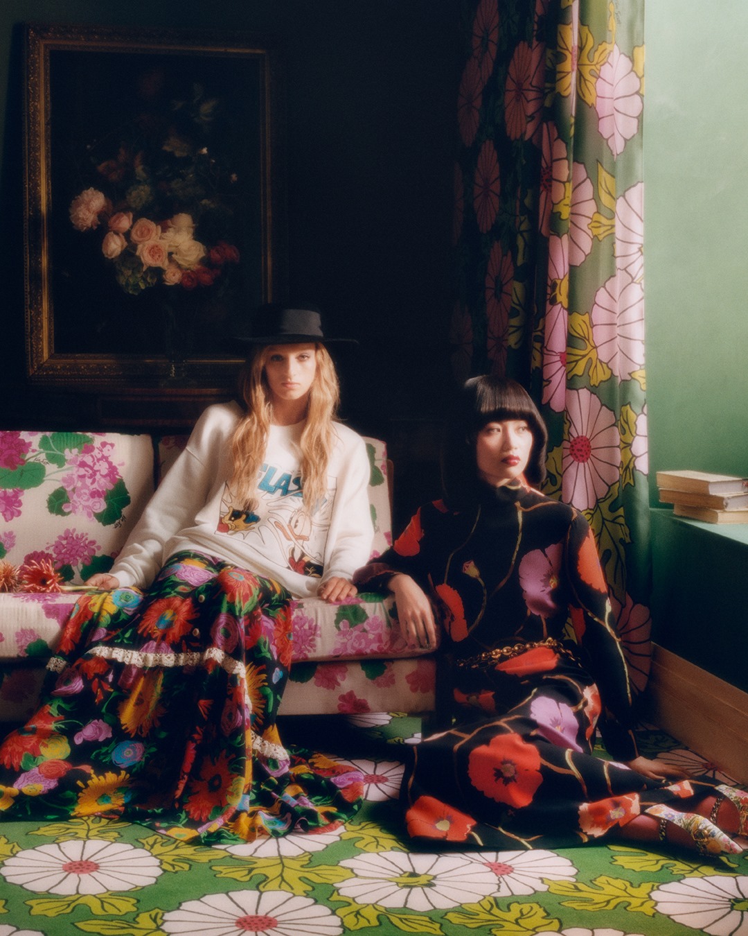 Known as the 'fashion gardener' for his oversized botanical prints