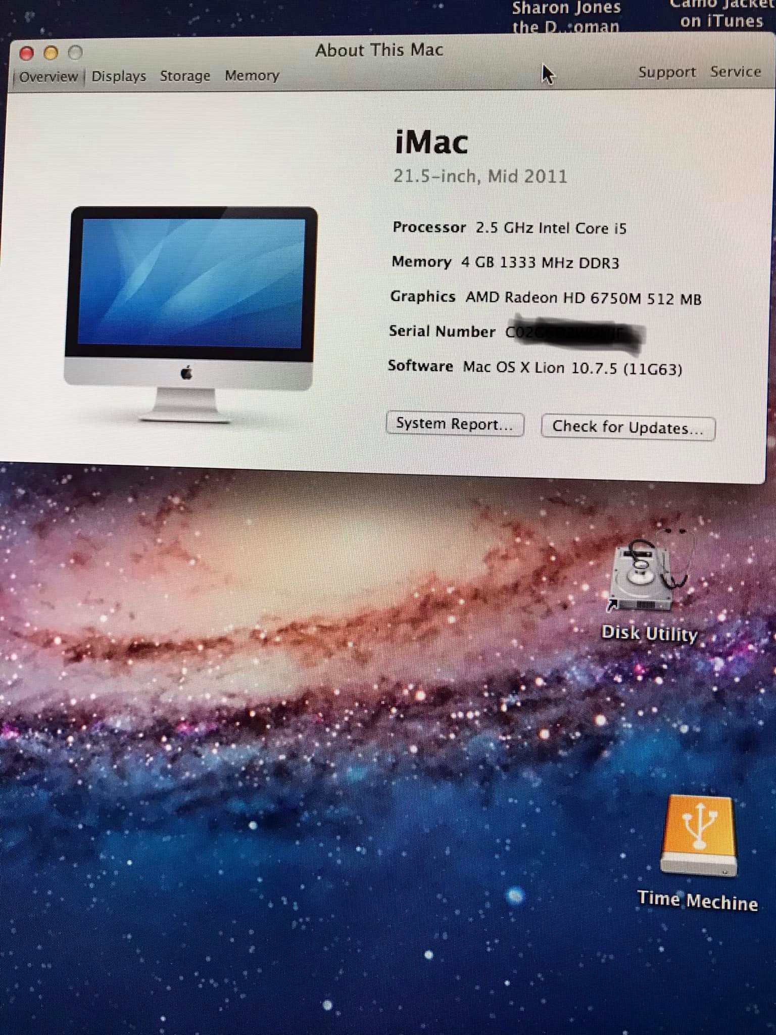 Hi, I have iMac (27-inch, Late 2013) macOS Sierra version 10.12.6