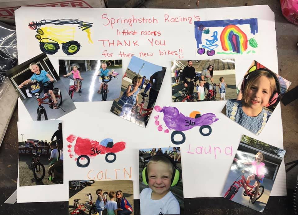 The super cute “thank you”... - Springstroh Racing