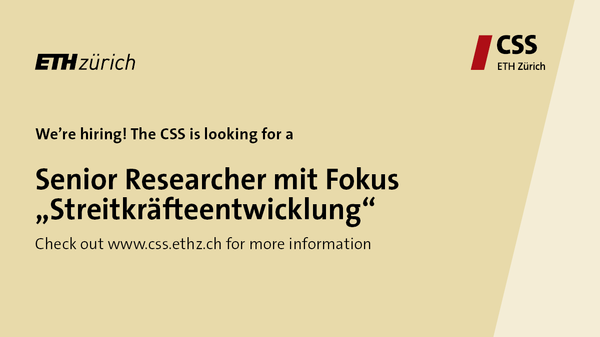 Do you want to... - Center for Security Studies at ETH Zurich | Facebook