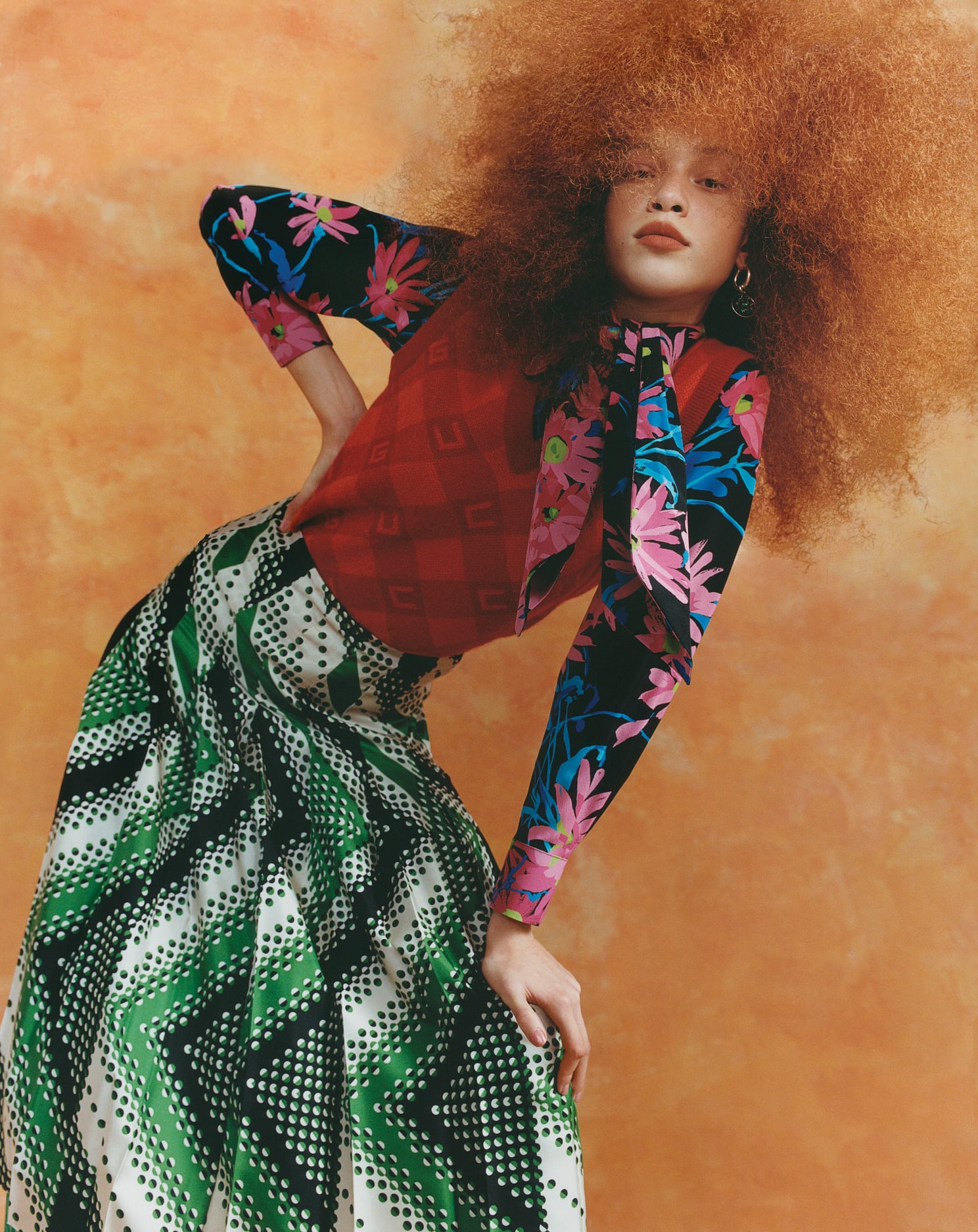 Known as the 'fashion gardener' for his oversized botanical prints