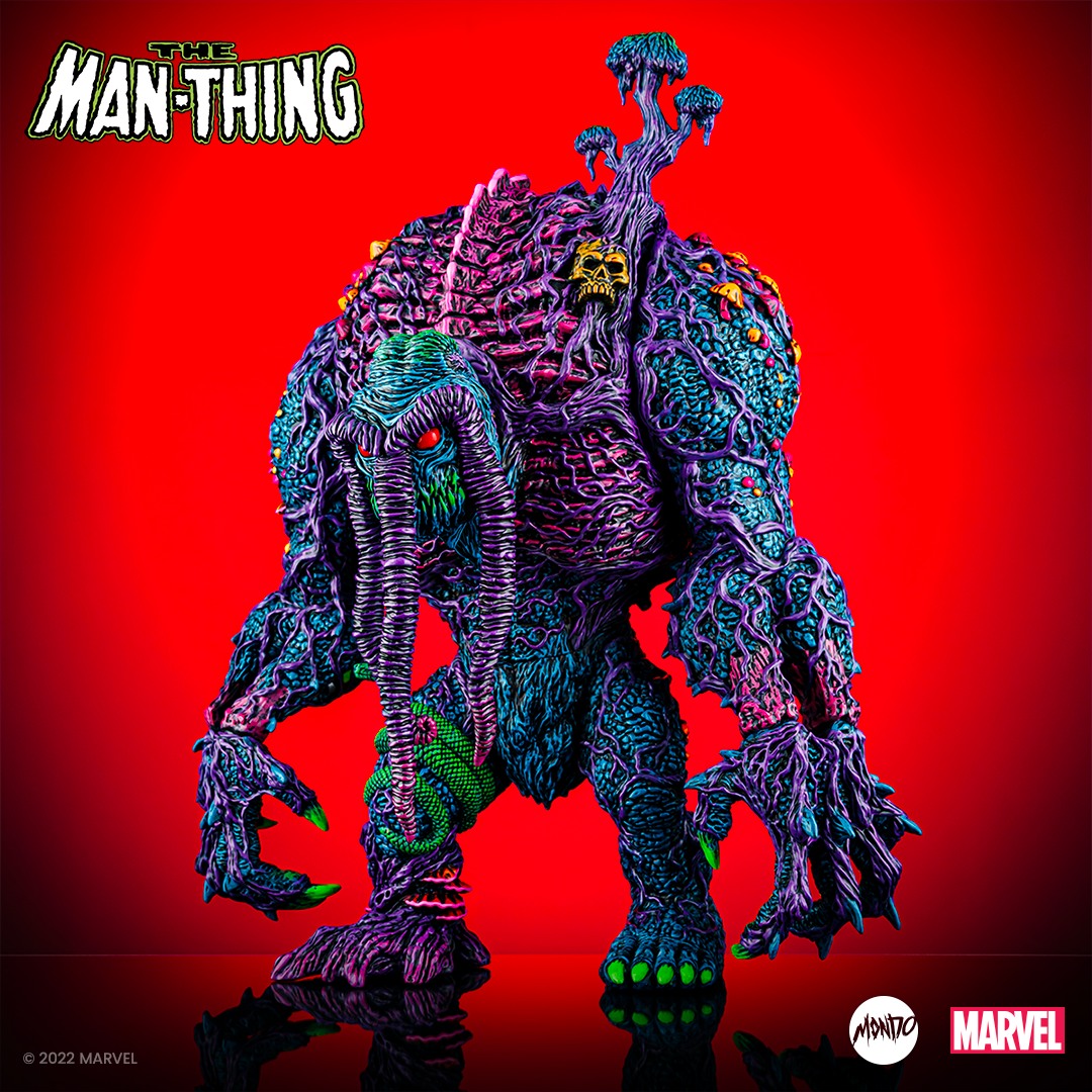 Our MAN-THING Designer Vinyl Figure (Psychedelic Variant