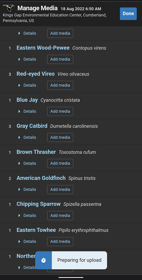 eBird community discussion group | Anyone else having trouble uploading ...