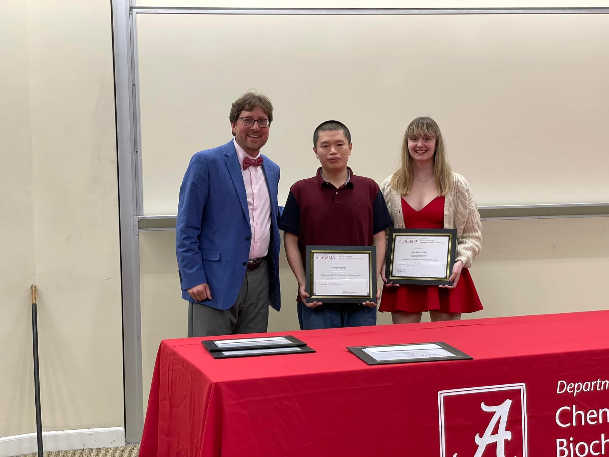Congratulations to the graduate student award recipients at Honor’s Day ...