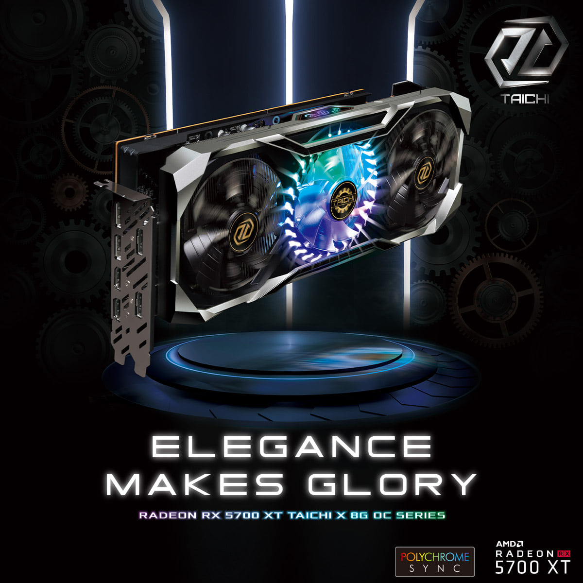 The elegant ASROCK Radeon RX 5700 XT Taichi X 8GB OC is now 