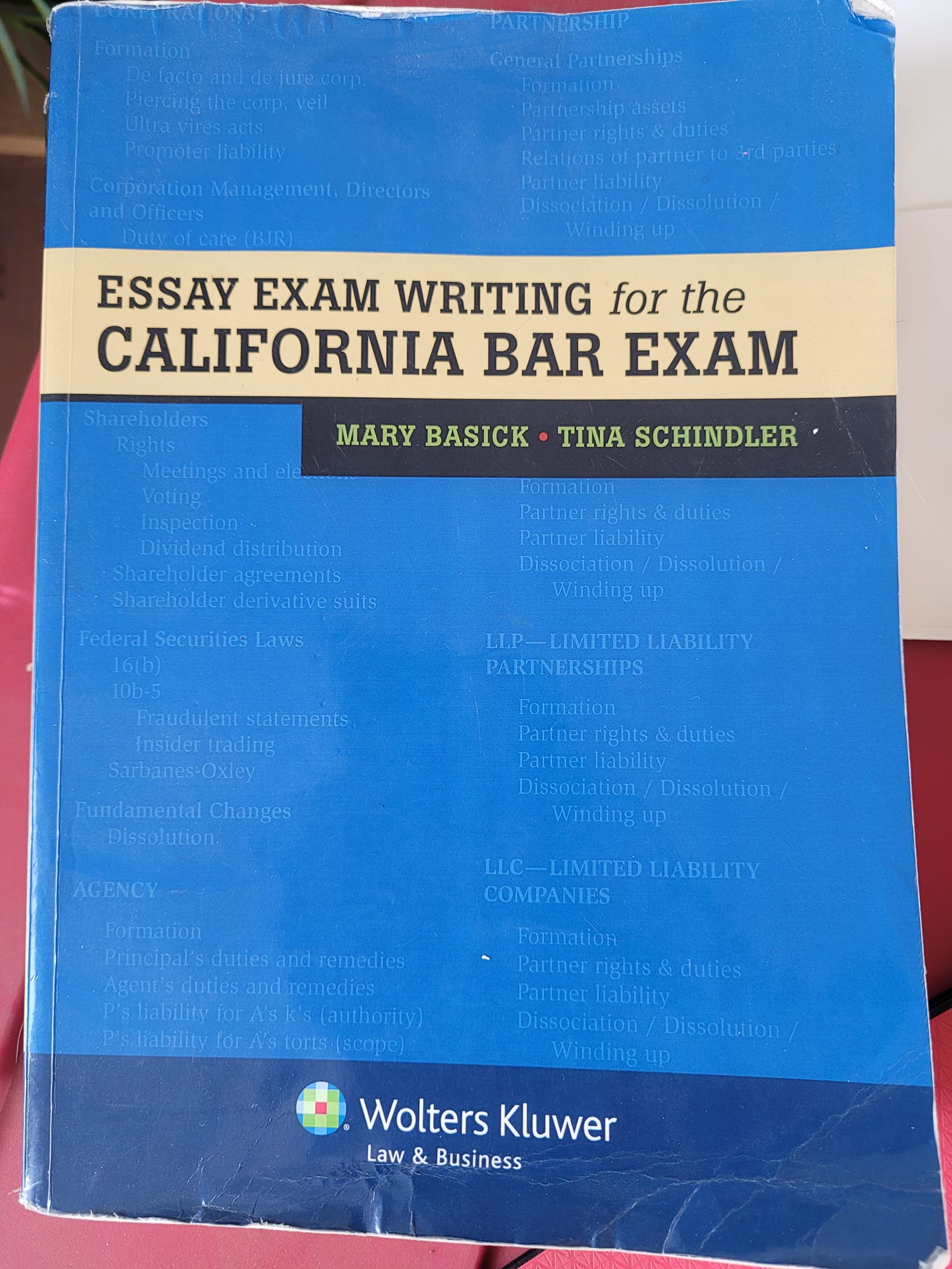 Getting ready for Feb already? I have a big stack of CalBar exam 