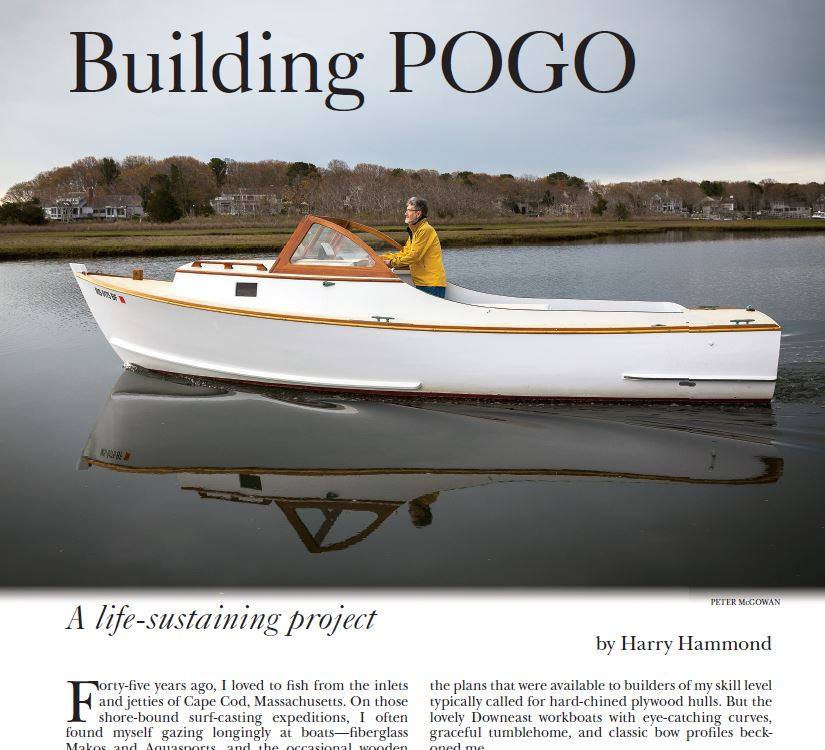 WoodenBoat "The journey of a thousand miles begins with...