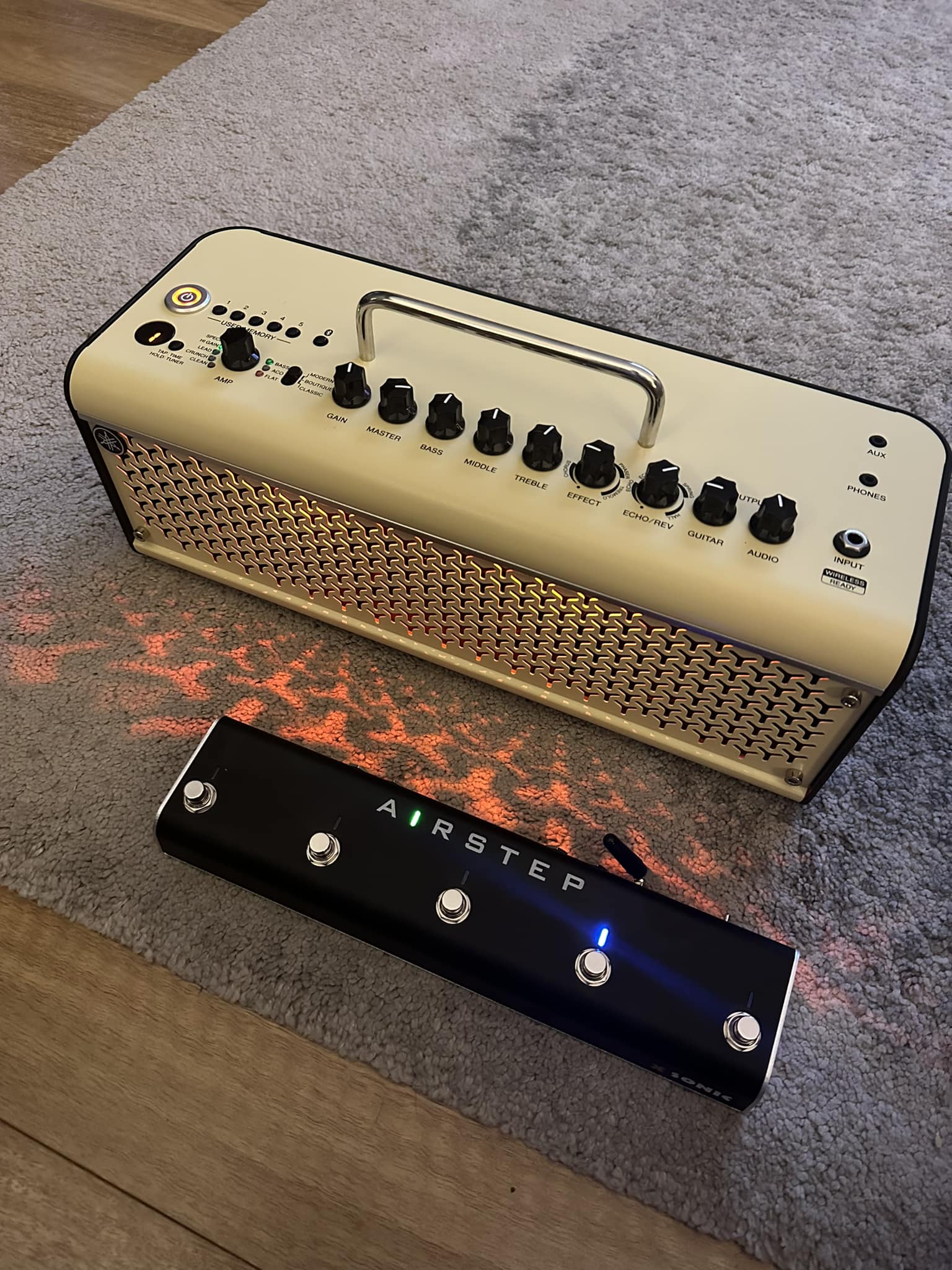 Why won't Airstep YT edition pair with Yamaha THR5A amp?