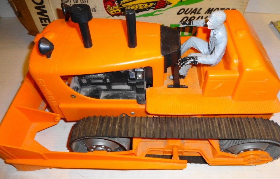 1960s Marx A Power Giant Bulldozer. Mint and Works GREAT. No