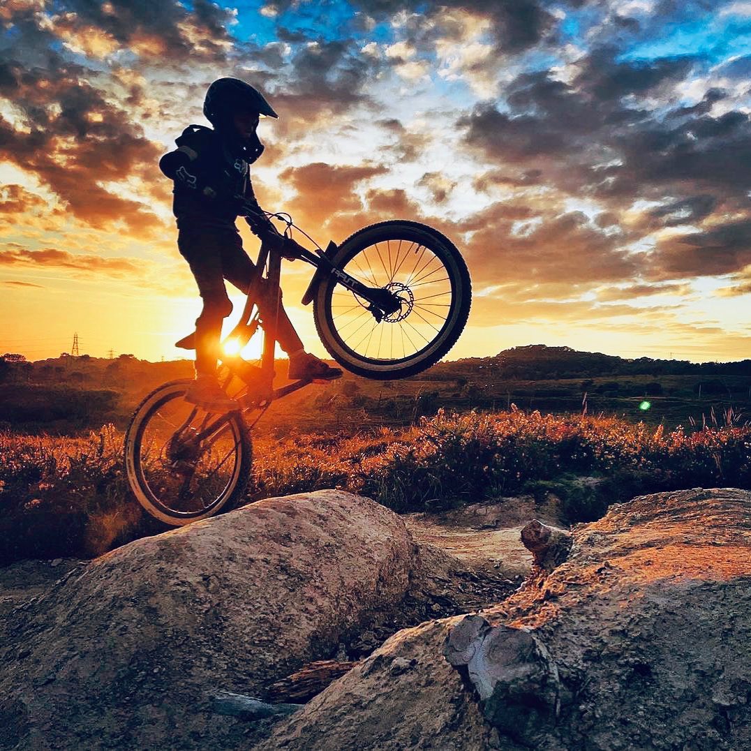 Early Rider - Ted’s silhouette taking to the sky… What’s...