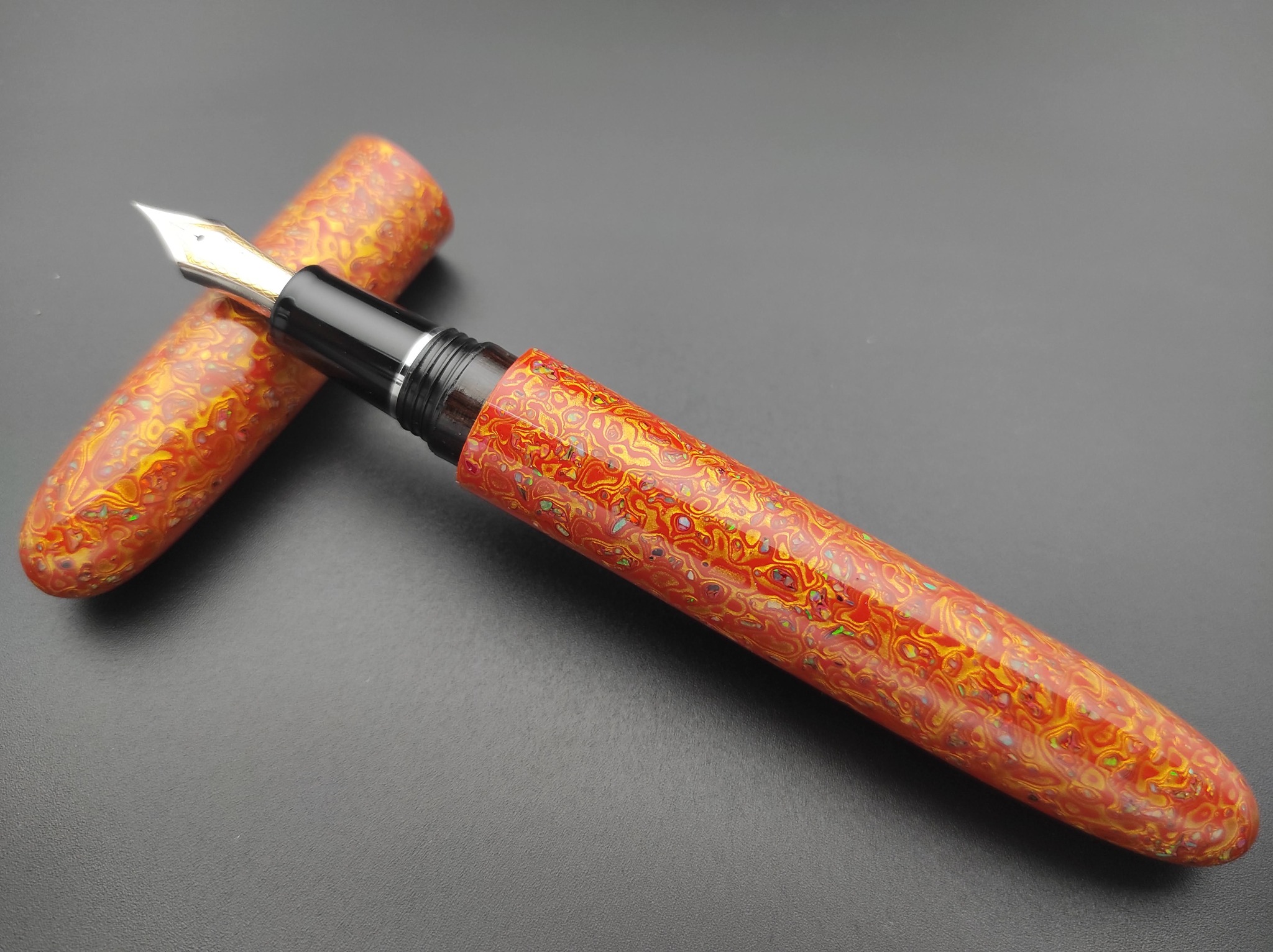 Woodworks 漆軸　変わり塗+螺鈿 FongLai
