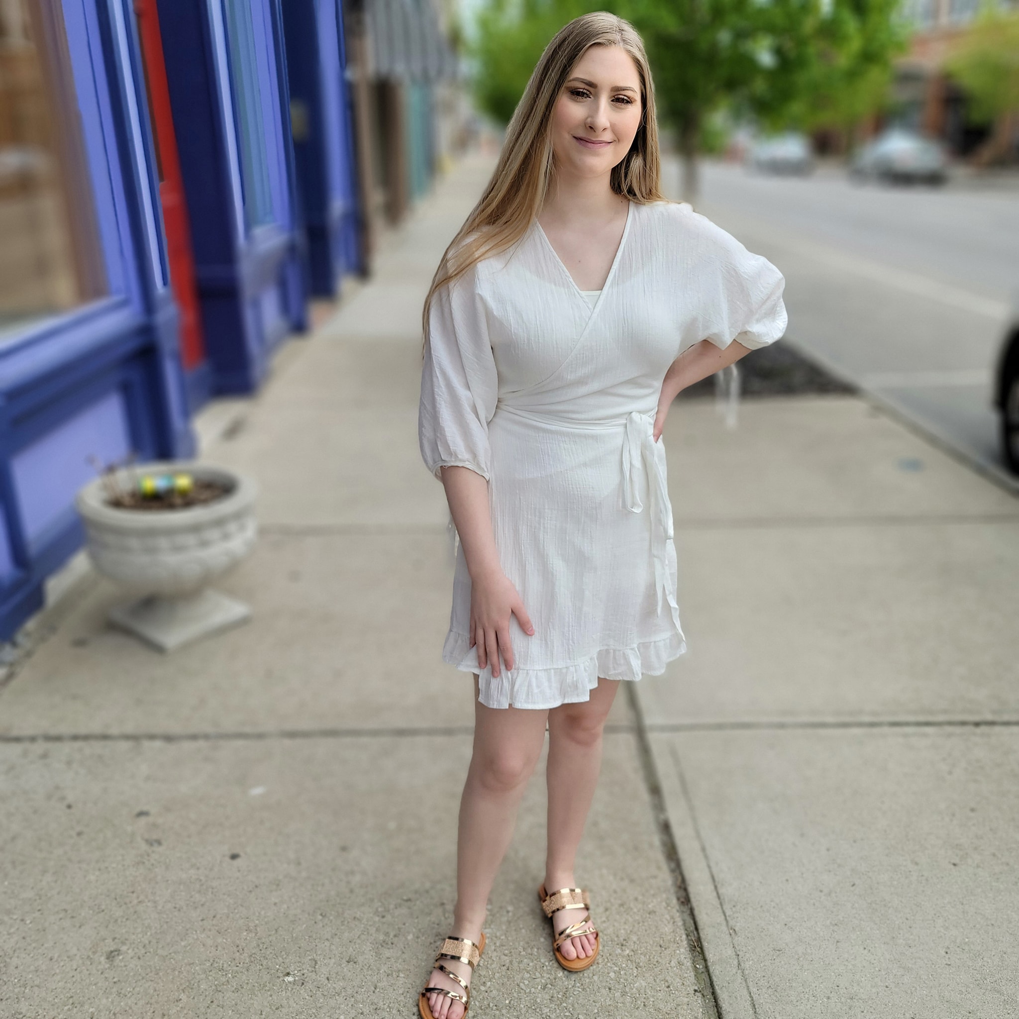 all white dress clothes Women's Dresses Solid A-line Lapel Long Sleeve High Waist Flared Hem Elegant Dress for Women(Medium) : Clothing, Shoes & Jewelry allowing the dress to move beautifully with every step All White Outfits: Top Summer