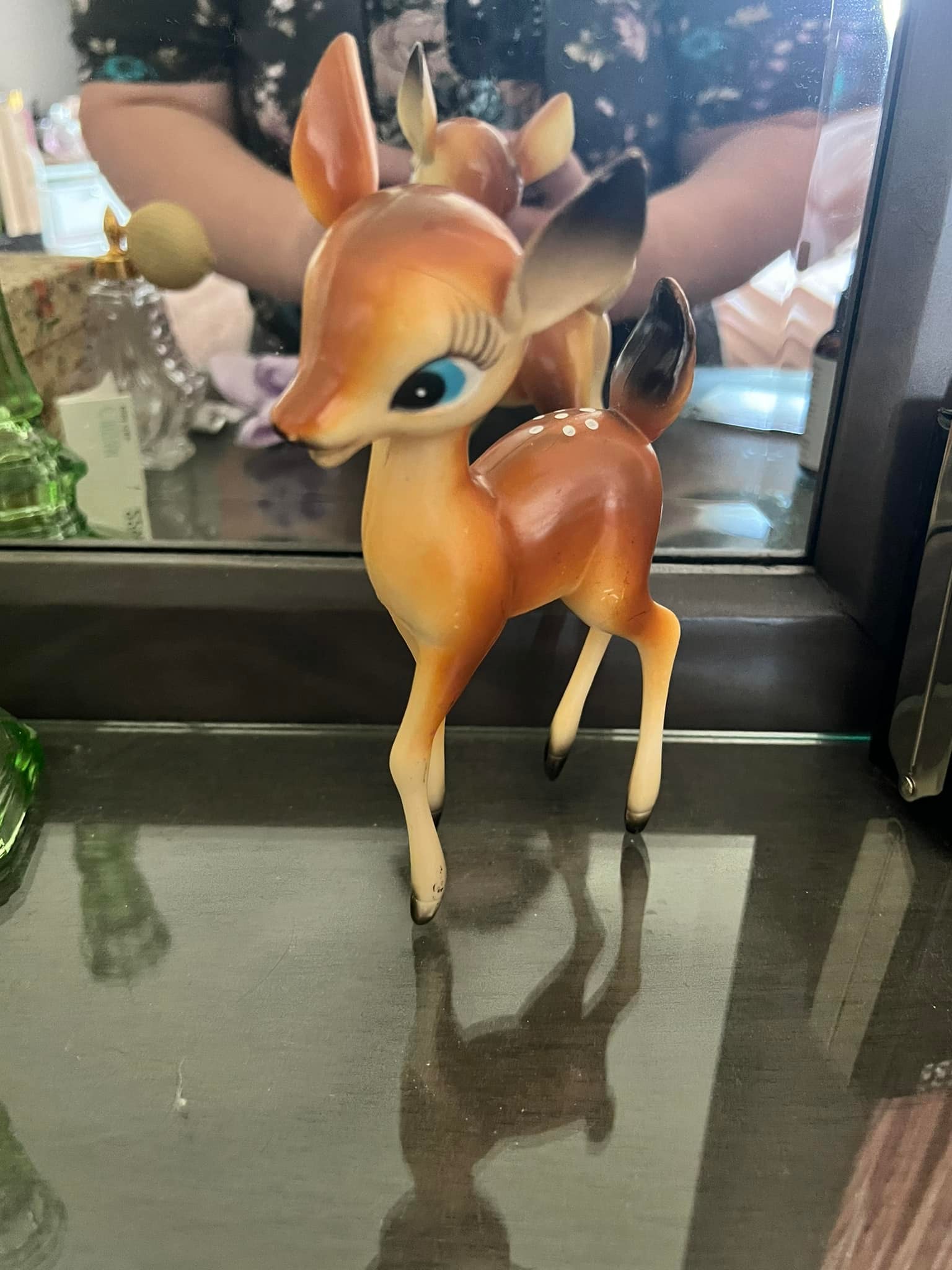 Vintage Bambi figure found at rummage sale