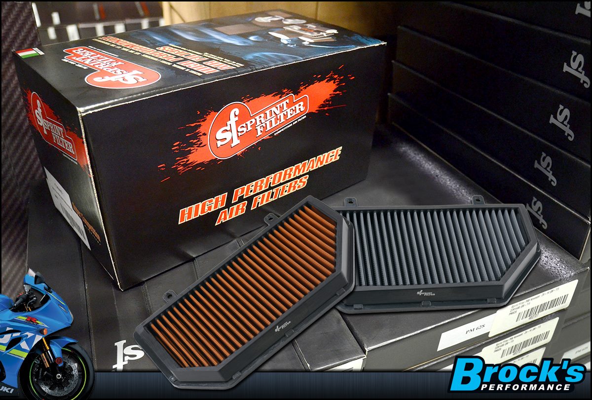 INCREASED LITER BIKE POWER Stabilized airflow with Sprint Filter