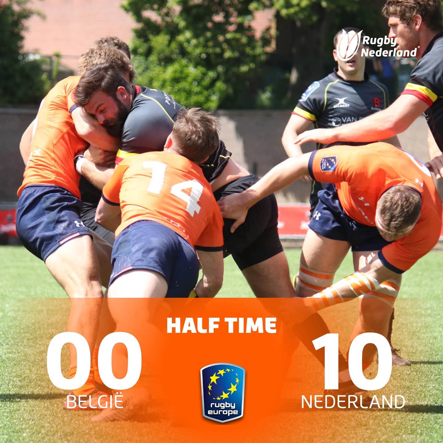 Rugby Nederland - Nederland laat met mooi en aanvallend rugby zien in ...