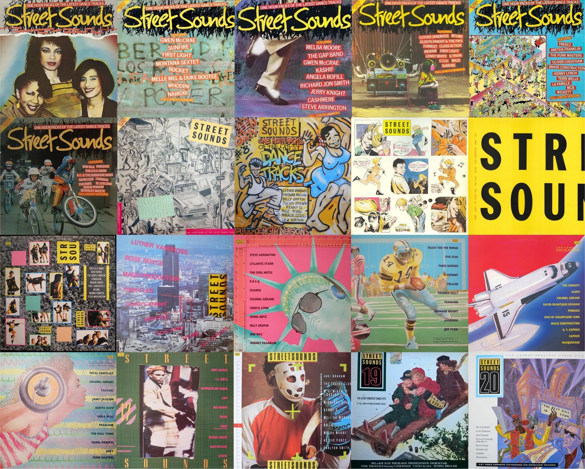 Street Sounds the albums vol 1 -20 Who's got them all ❤️