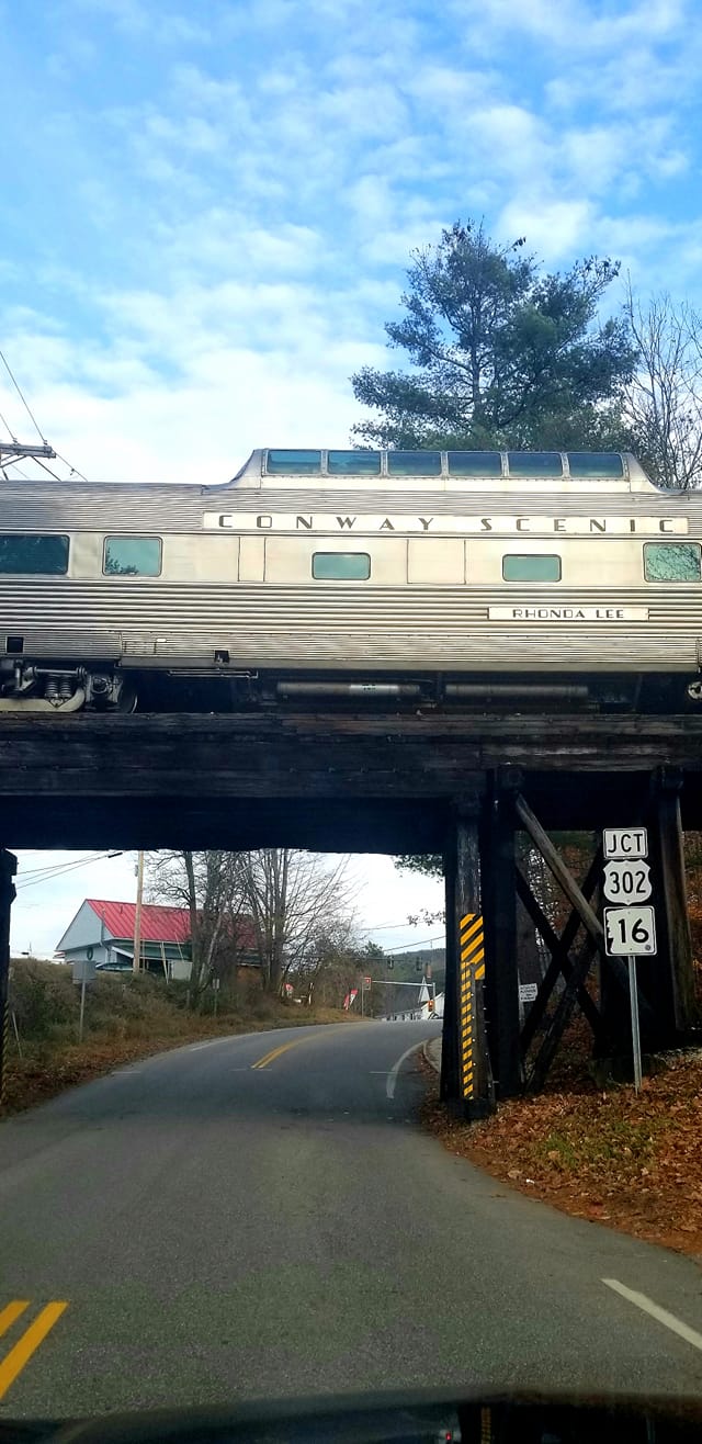 Old Man of the Mountain spotted on North Conway scenic railroad video