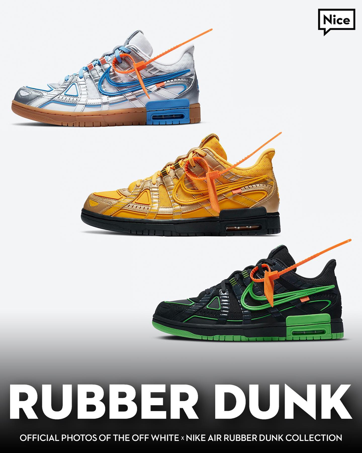 Which #OffWhite x Nike Rubber Dunk are you looking at? 👀