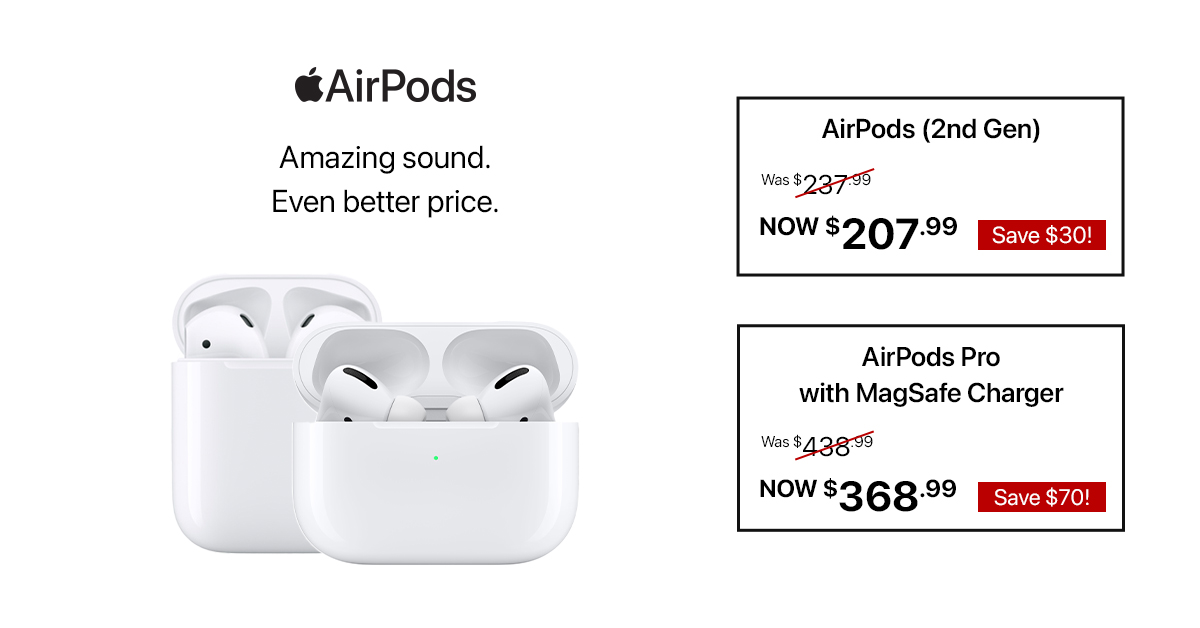 Free AirPods! Get free AirPods worth £159 when you buy any MacBook