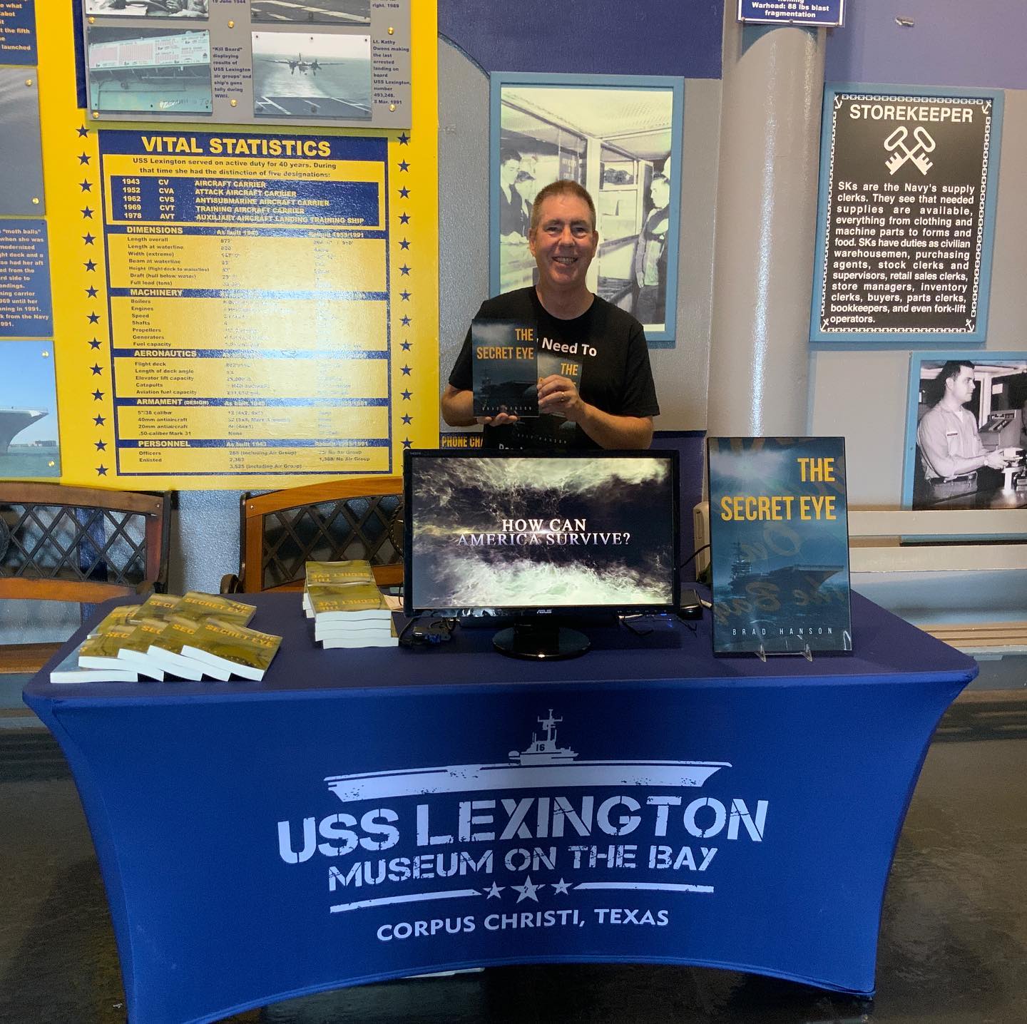 Meet author Brad Hanson! His newest... - USS Lexington Museum | Facebook