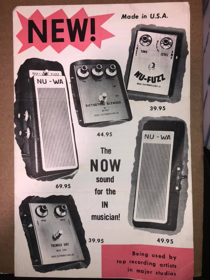 Does anyone know anything about a Rosac NU FUZZ ? It is really old