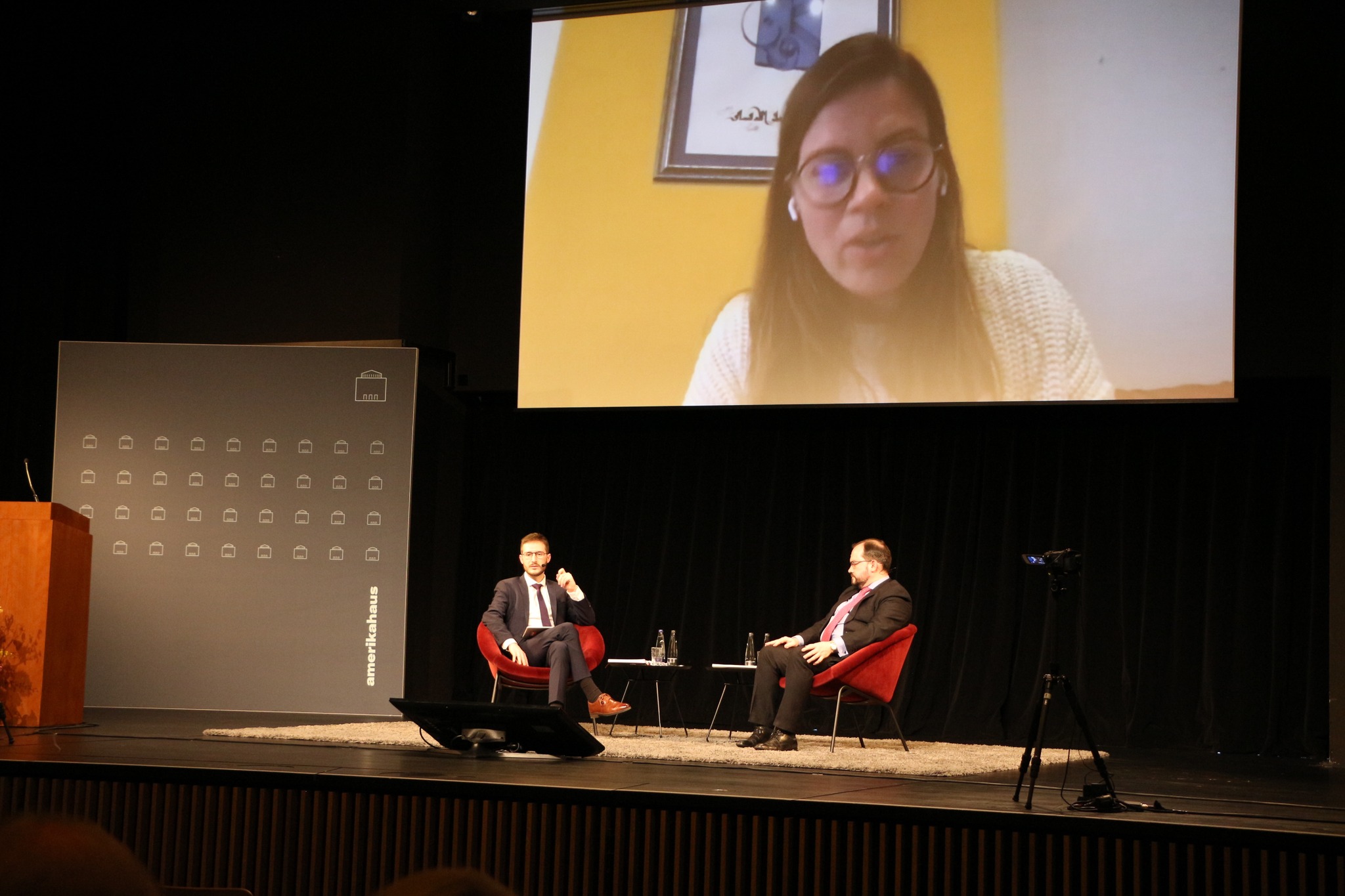 Amerikahaus - Olivia Lazard, Carnegie Institute Europe, Fabian Keske ...