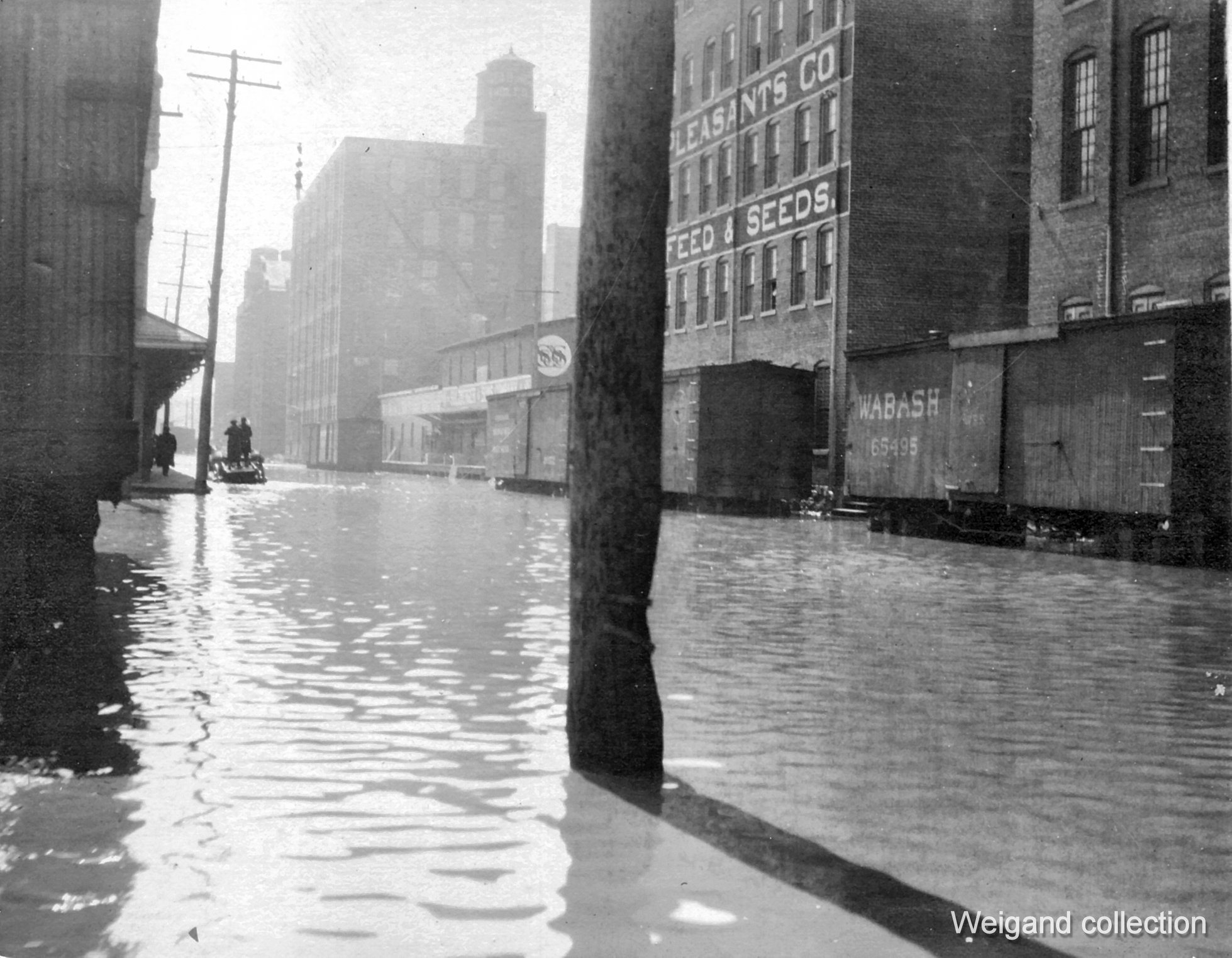 Kipp - Early 20th century flooding on Jefferson Street in Lynchburg ...