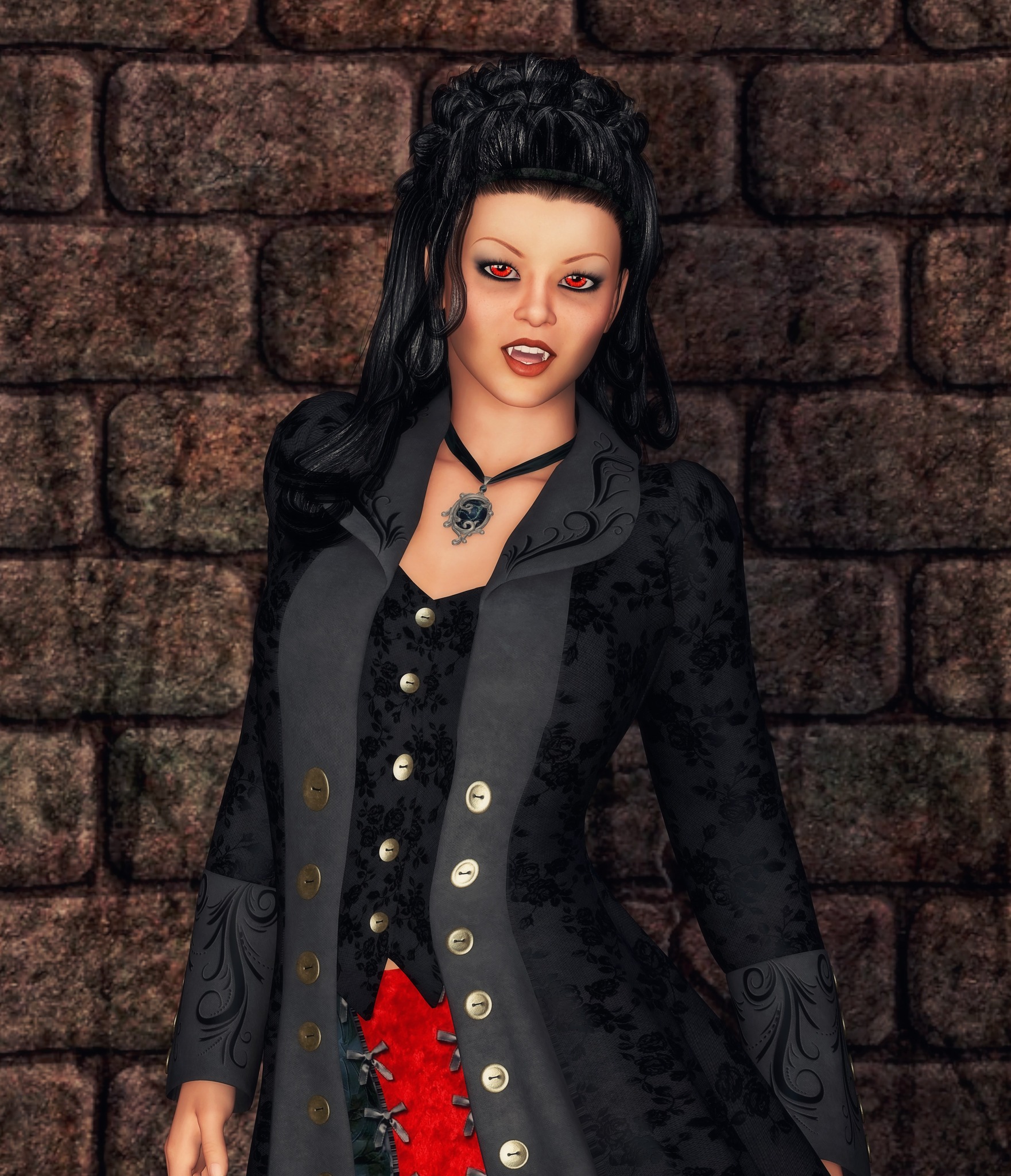 Renderosity - Fancy Vamp by princessmoon Poser • Pin-ups • posted on ...
