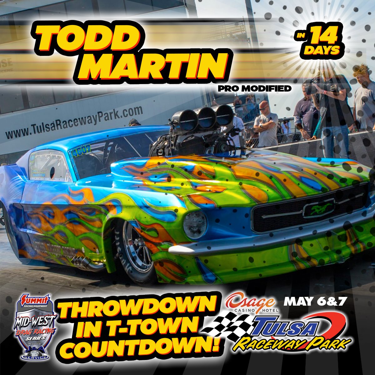 On Day 14 of the Countdown we would... - Tulsa Raceway Park | Facebook