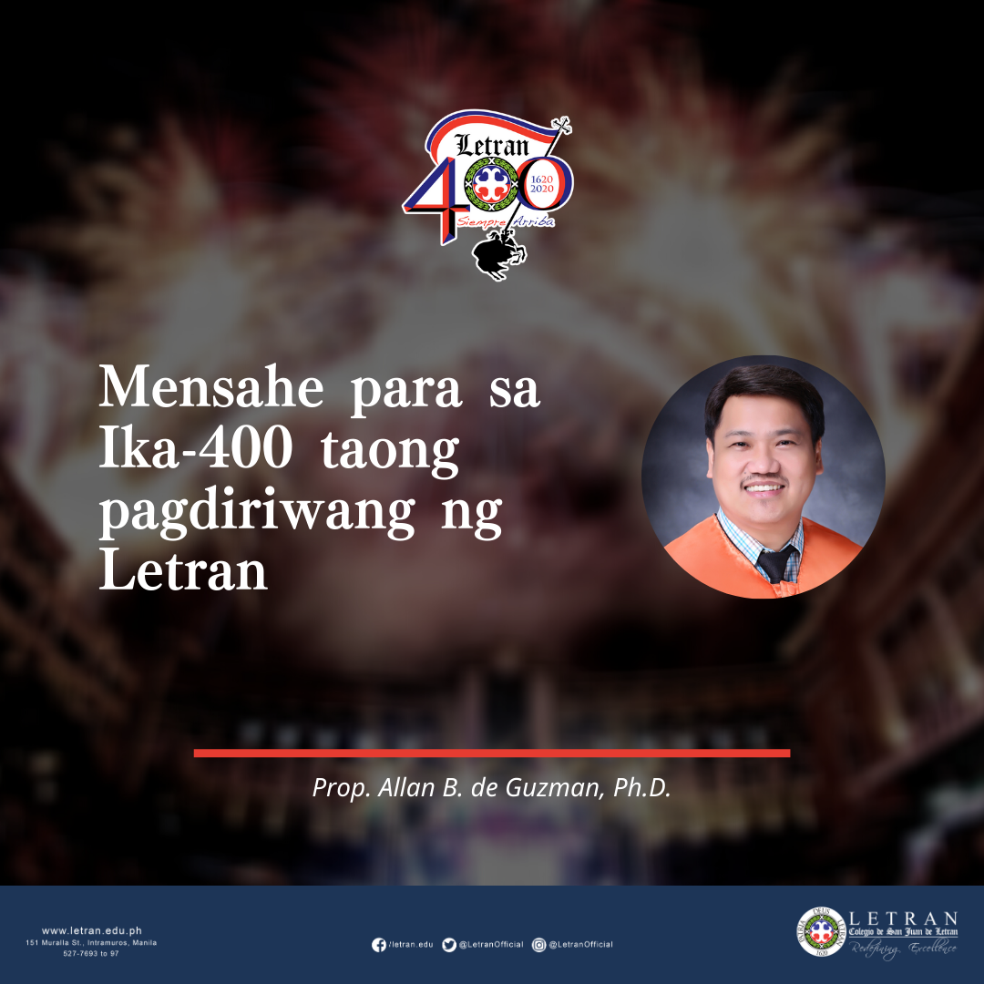 READ: Prof. Allan B. de... - Colegio de San Juan de Letran