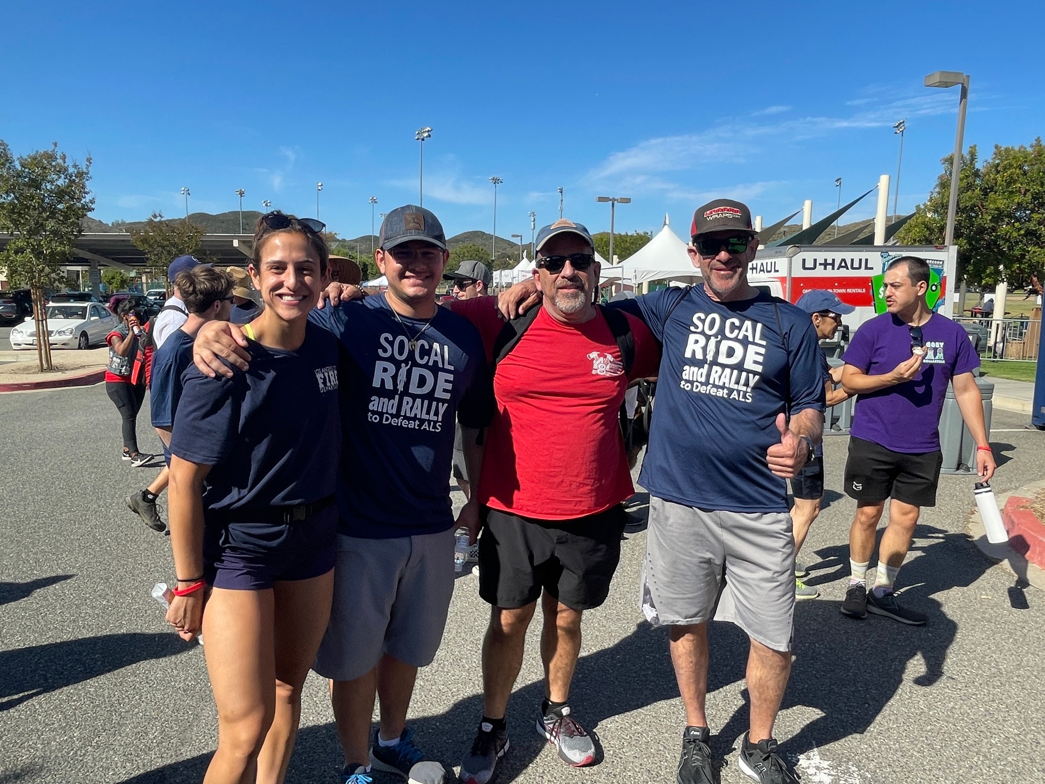 The hikers and walkers are off to a... - Ride to Defeat ALS