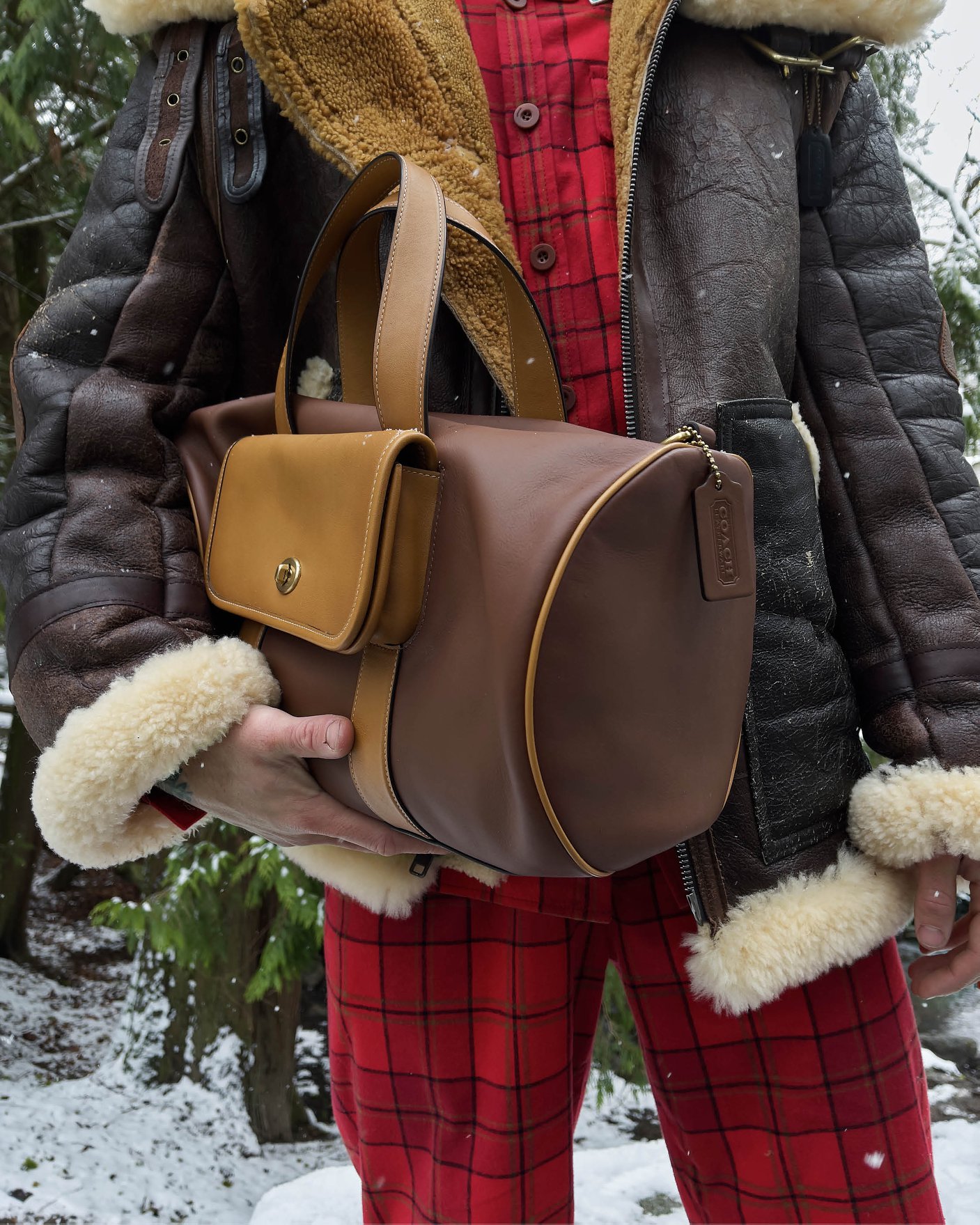 On the Coach Fall 2018 runway, a men
