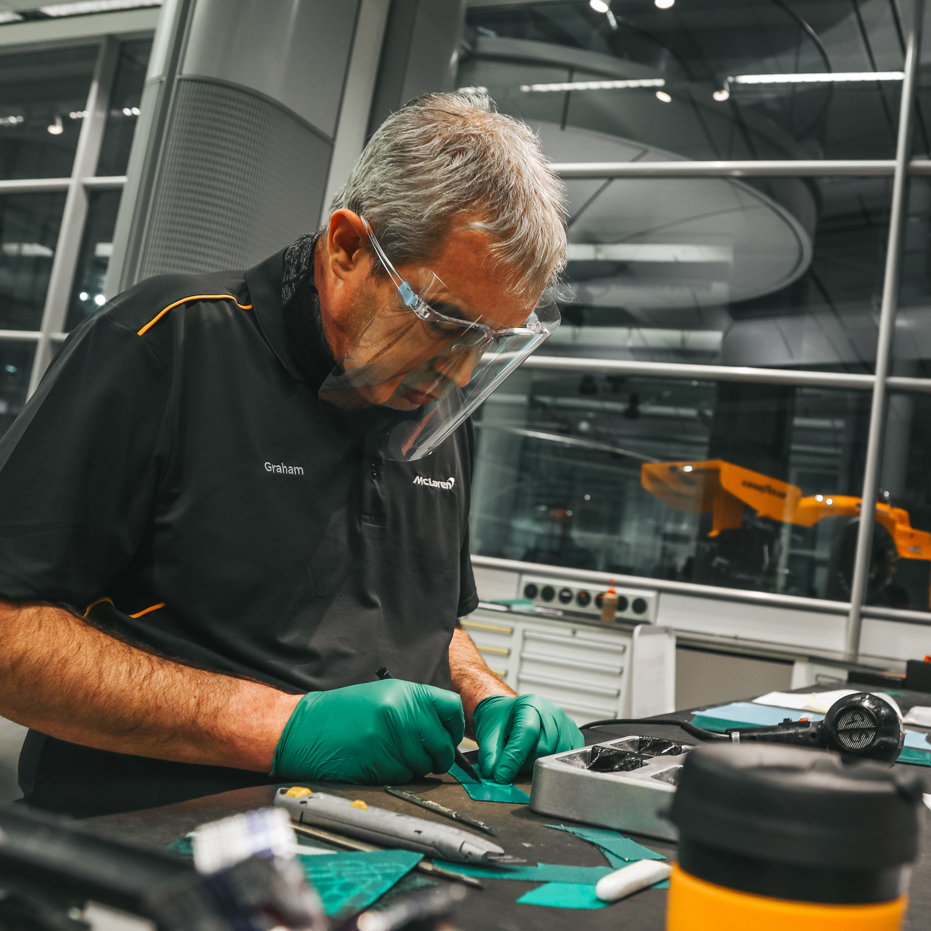 McLaren - The hard work continues. #MCL35M 💪🔧
