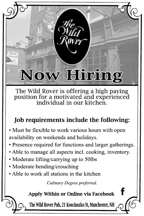 The Wild Rover - The Wild Rover is offering a high paying...