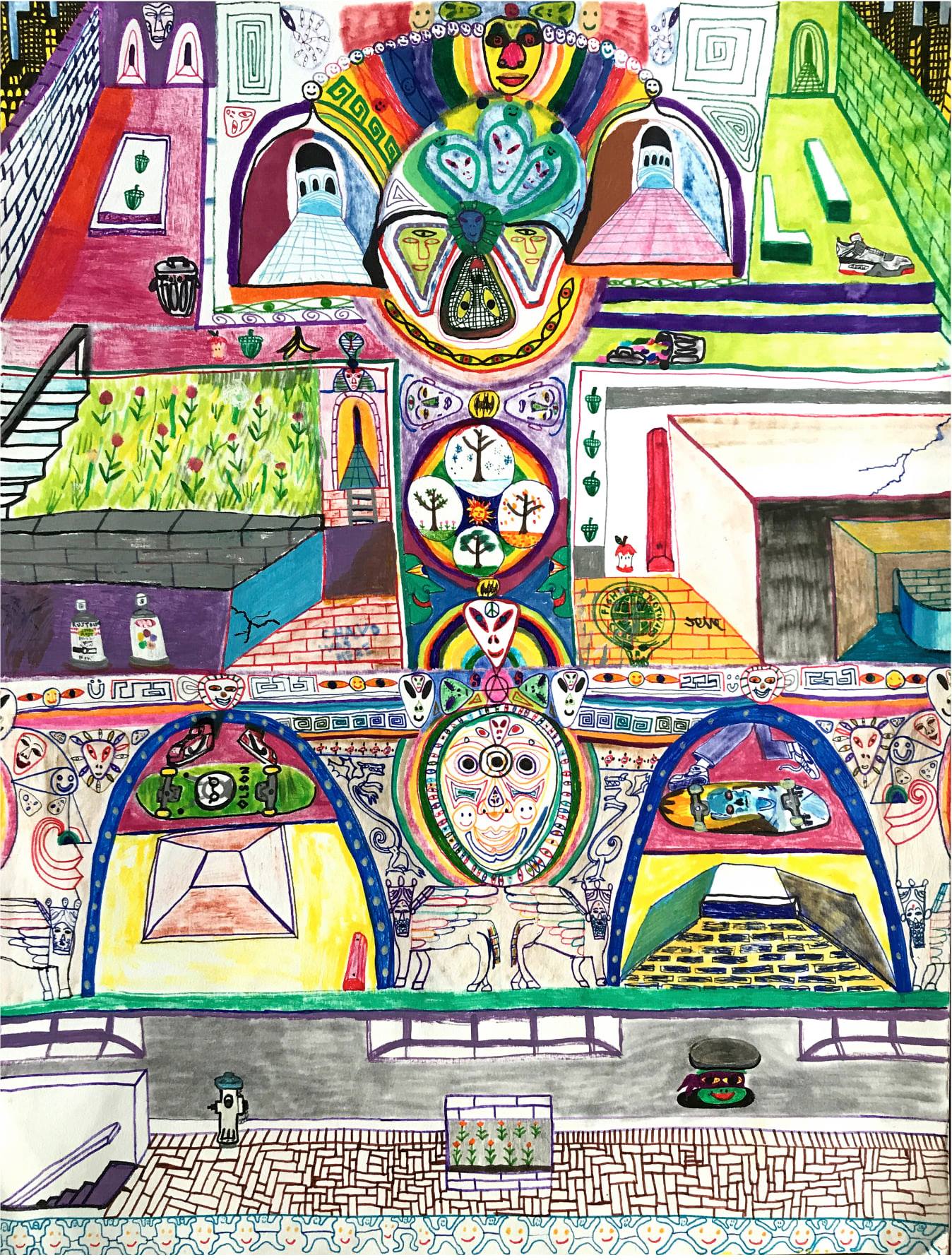 The world of San Francisco-based artist Joe Roberts aka LSD World