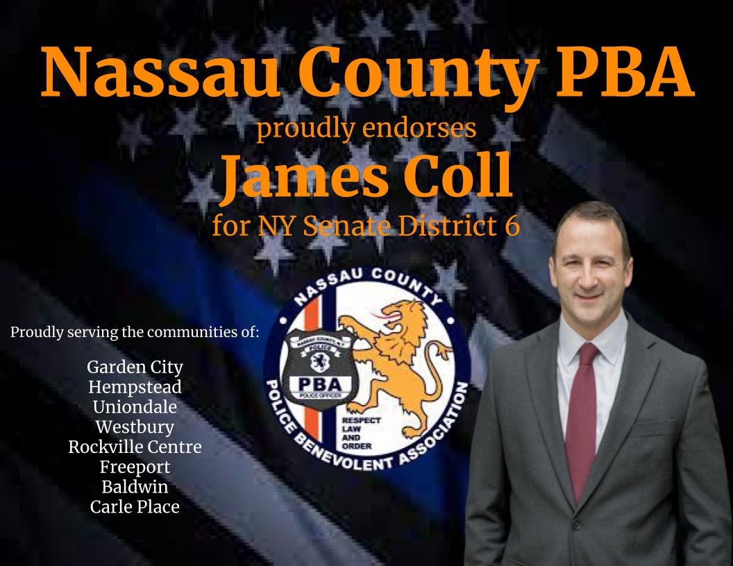 As a retired NYPD Officer, James Coll... - Nassau County PBA | Facebook