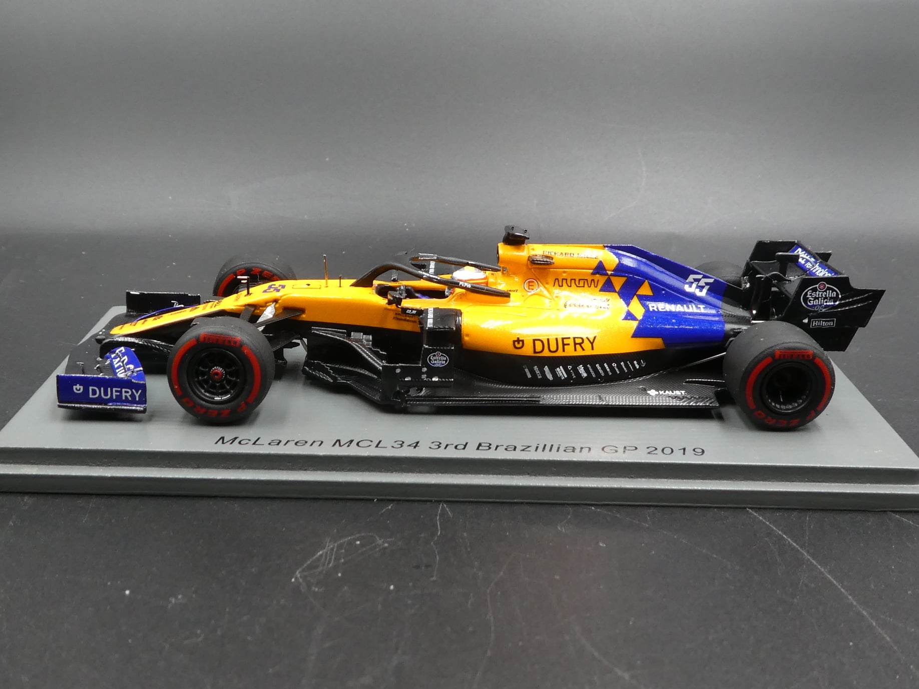 Spark 1:43 Carlos Sainz McLaren MCL34 1st podium Brazilian GP 2019